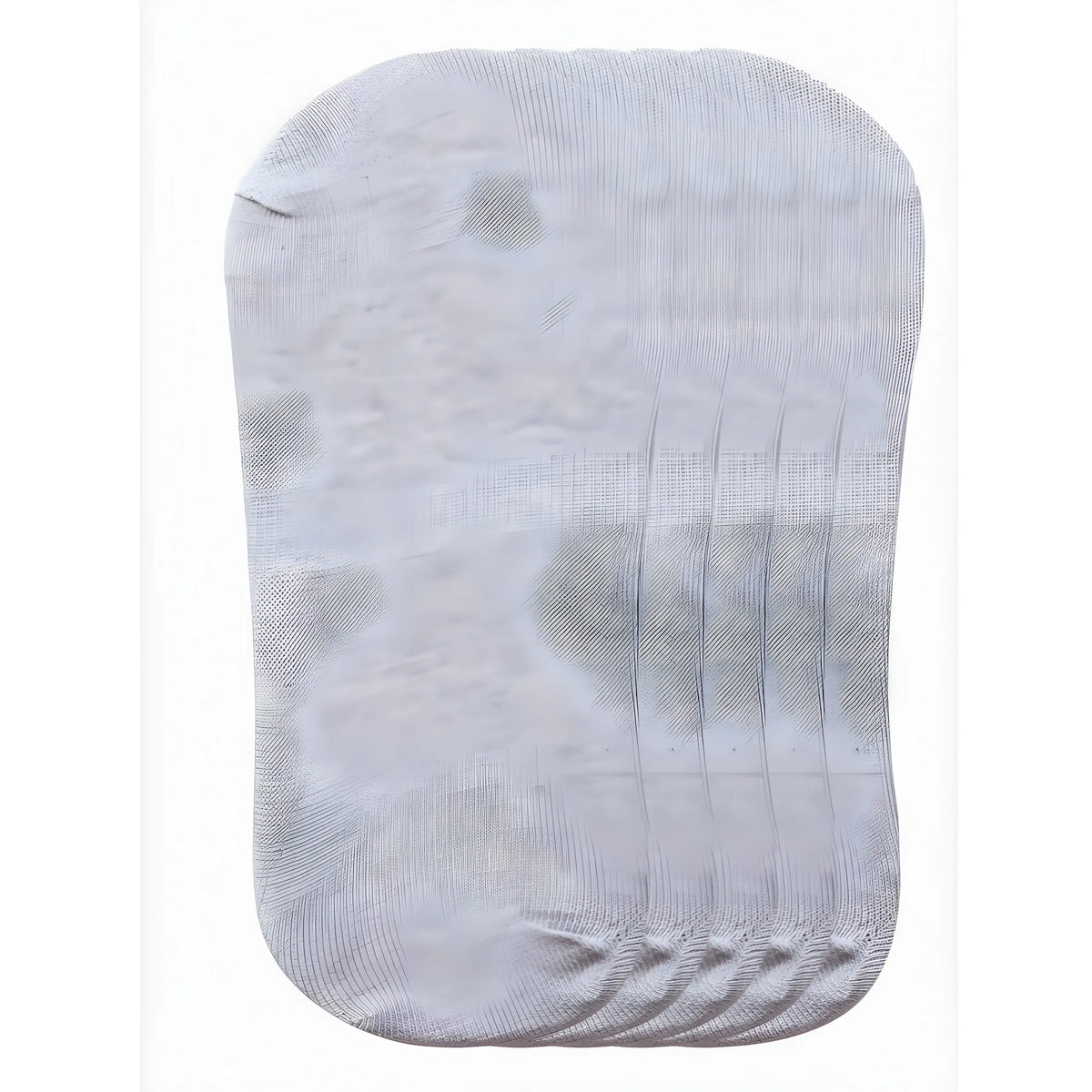 5 Pairs Unisex Casual Cotton Blended Solid No-show Socks (Light Grey)