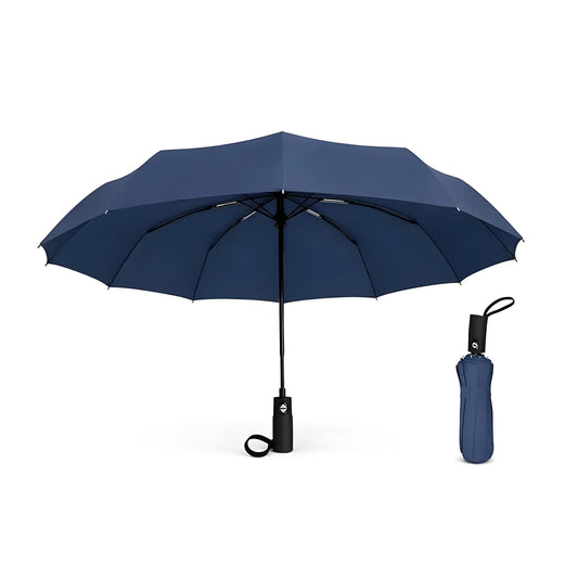 Auto Open Close UV Umbrella (Blue)