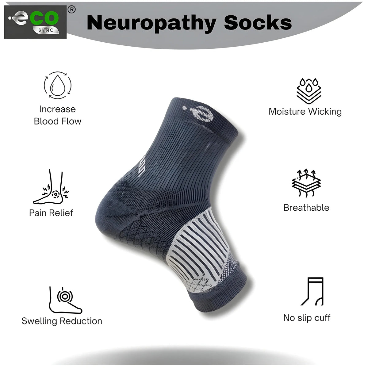 3_Pair Set Unisex Casual Cotton Printed Ankle Length Support Socks (Multicolor)