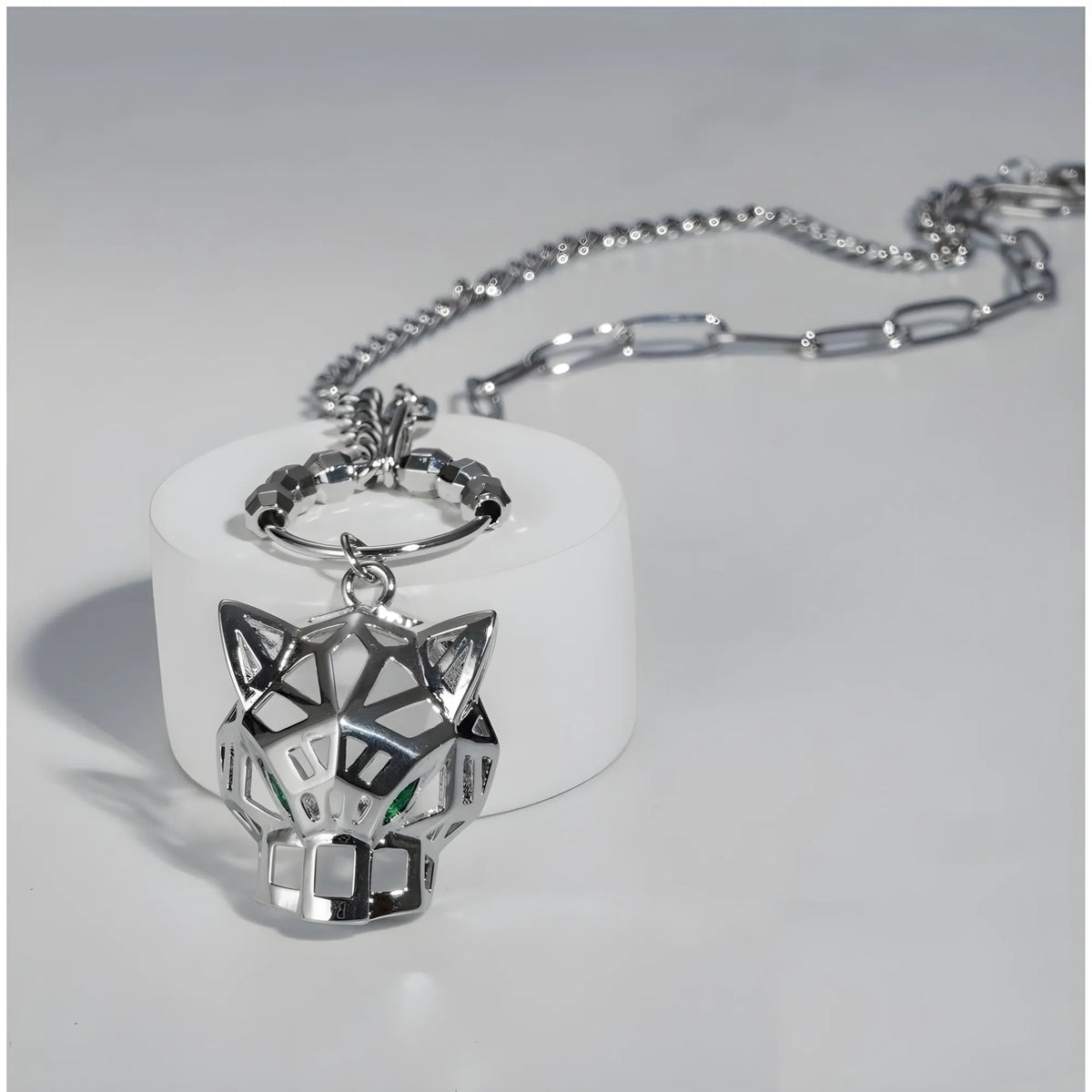 Women's Stainless Steel Imported Gen-z Pendent Chain (Silver Plated)