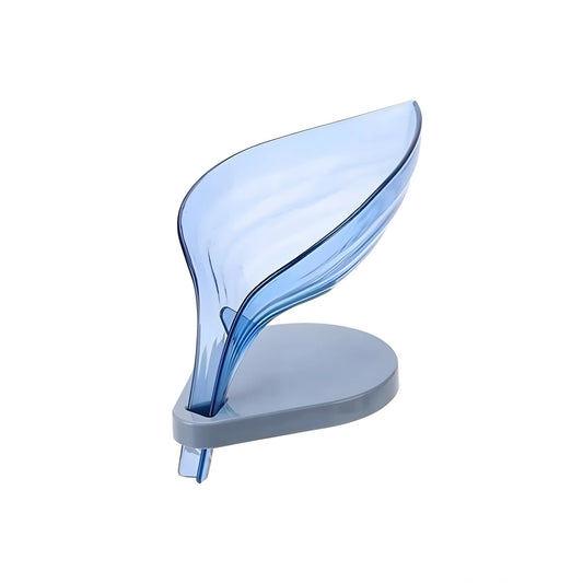 Pack Of 2_Leaf-Shaped Soap Holder – Stylish Bathroom Soap Dish (Color: Assorted )