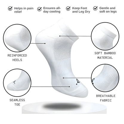 3_Pair Set Unisex Casual Cotton Printed Low Cut Socks (Multicolor)