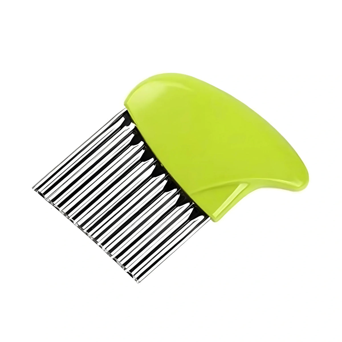 Pack Of_5 Wave Shape Stainless Steel Potato Cutter And Slicer – (Color: Assorted )