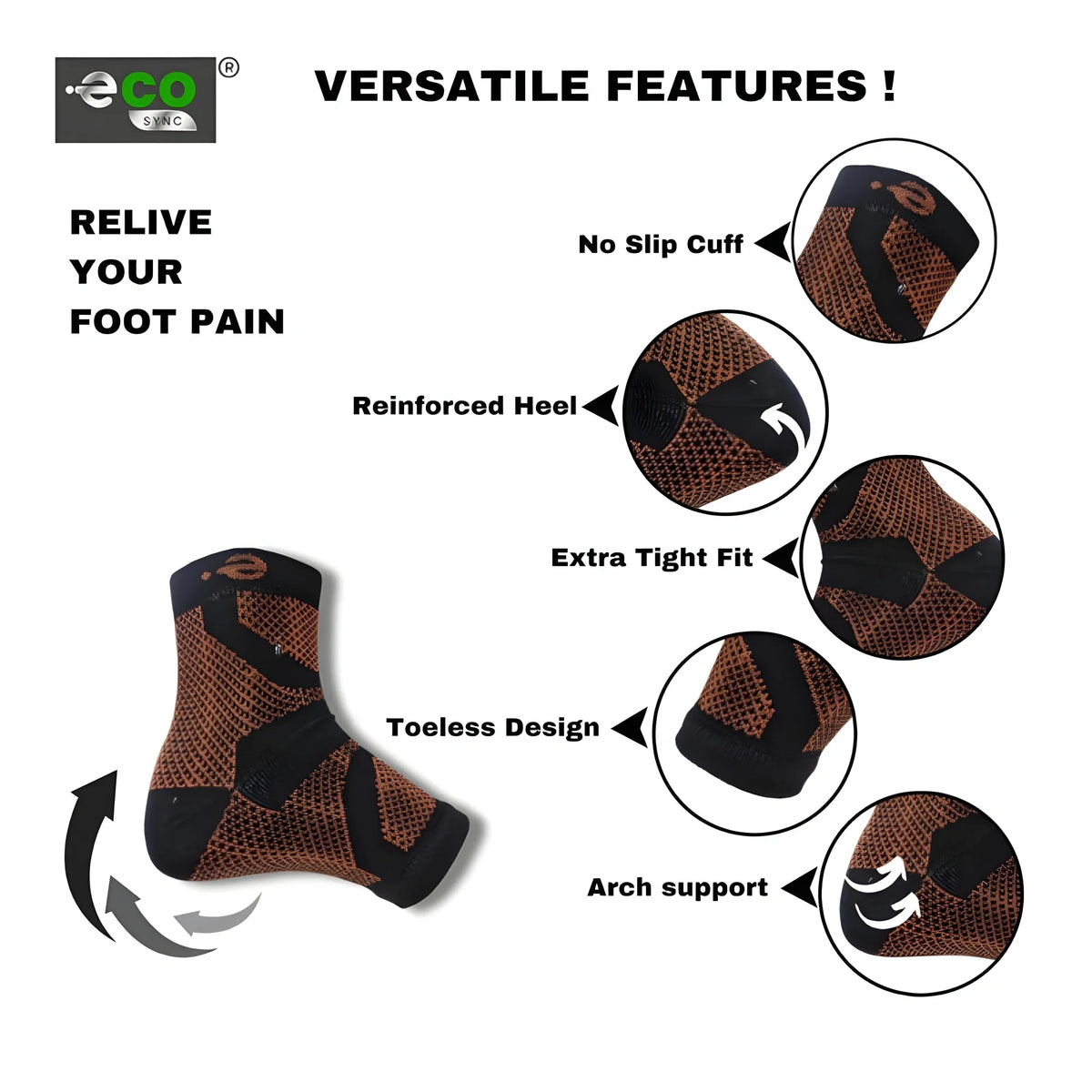 3_Pair Set Unisex Casual Cotton Printed Ankle Length Support Socks (Multicolor)