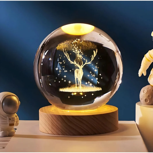 All Design Crystal Night Lamp (Multicolor)