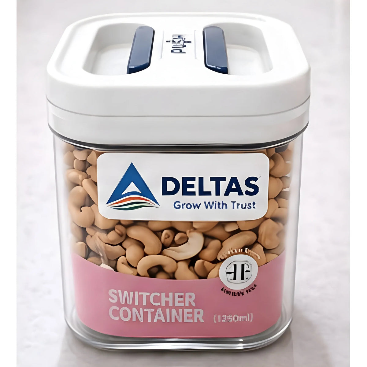 Pack of 1 Switchers Airtight Storage Container Set 1250 ML (White)