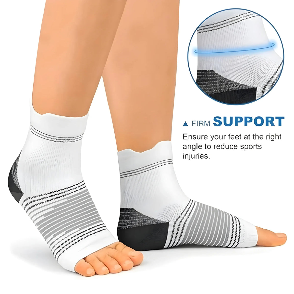 3_Pair Set Unisex Casual Cotton Printed Ankle Length Support Socks (Multicolor)