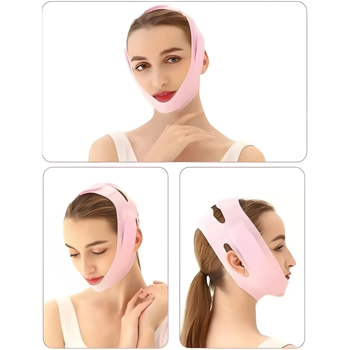 Pack of 2 V Face Mask (Pink)
