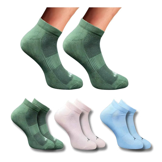 Avelora _Pair Set Unisex Casual Cotton Printed Low Cut Socks
