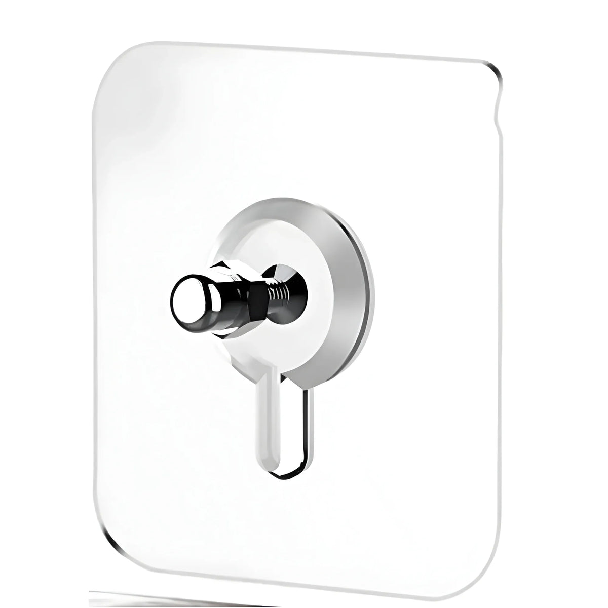 Pack of 10 Acrylic-Metal Wall Hook (Multicolor)