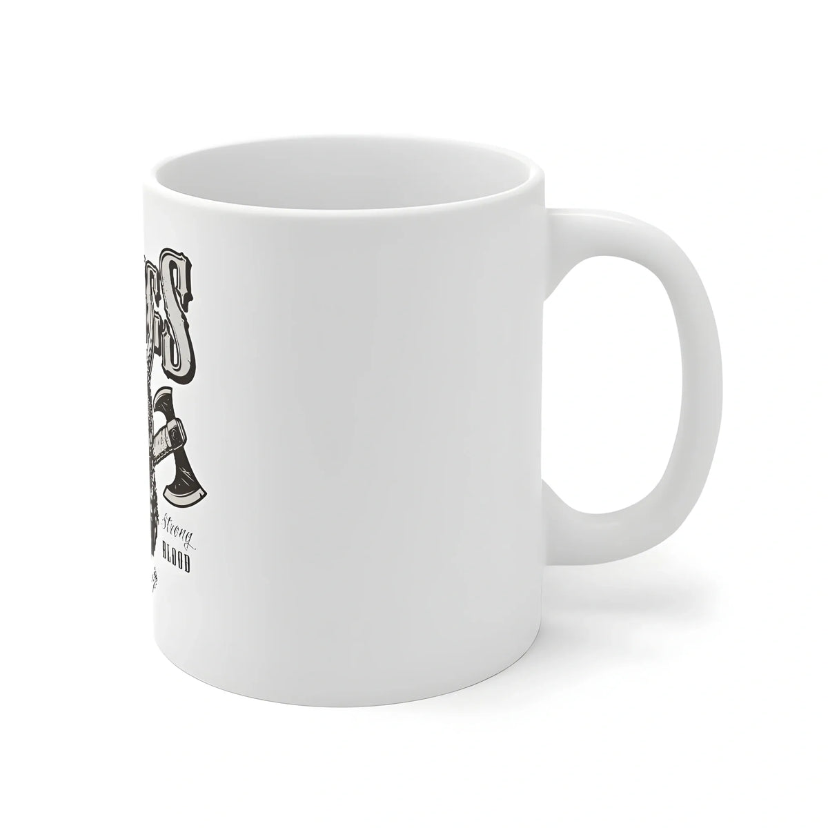 Ceramic Gorila Desing Printed Coffee Mug (Color: White, Capacity:330ml)