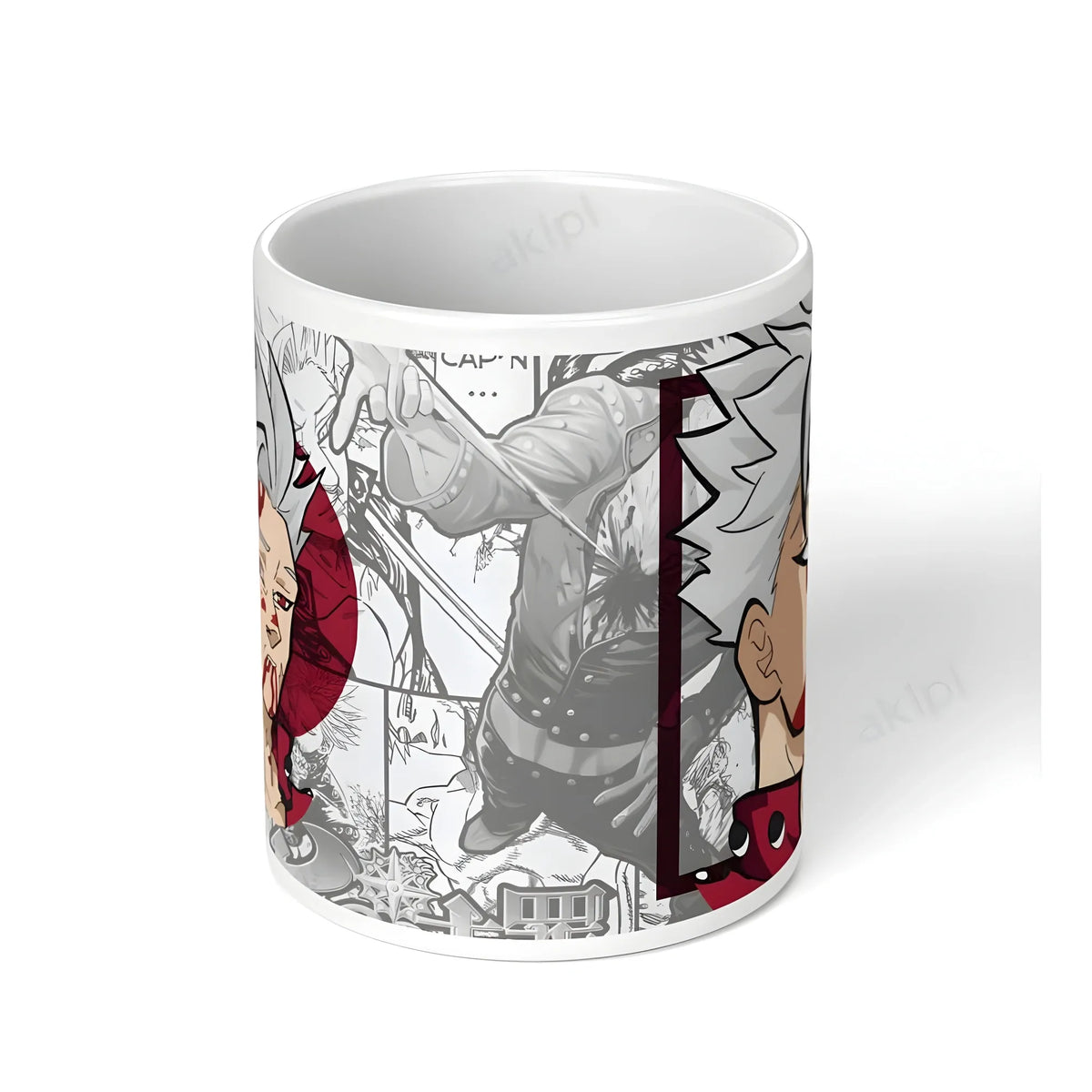 Anime Ban (Sin of Greed) Ceramic Printed Coffee Mug (White)