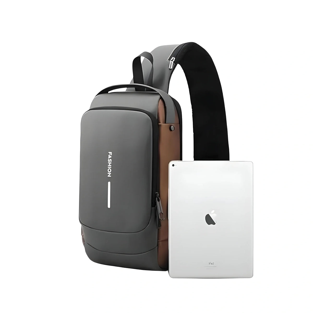 Waterproof Sling Cross Backpack Bag (Black)
