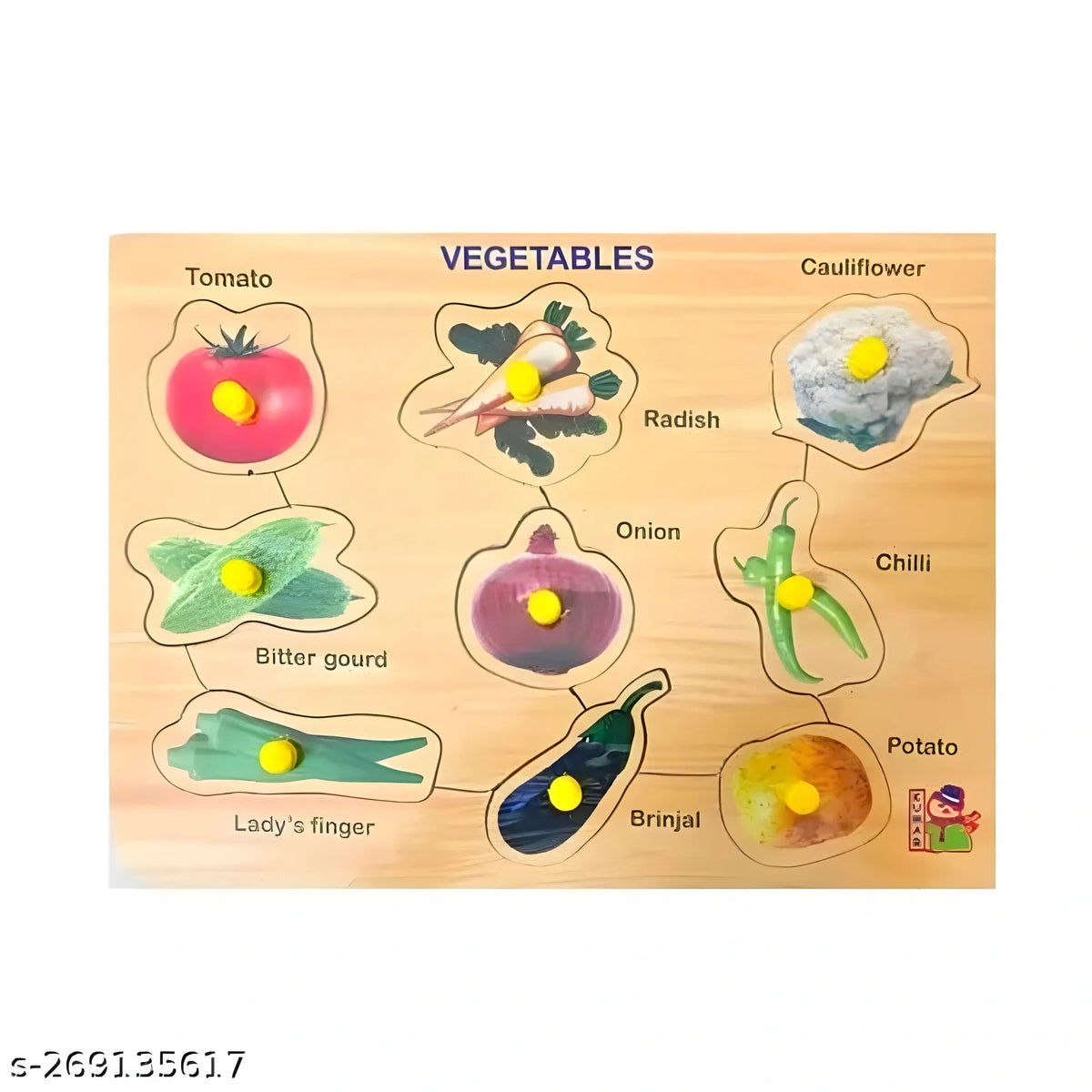 vegetables | Wood | Educational Toys | 3+ Years