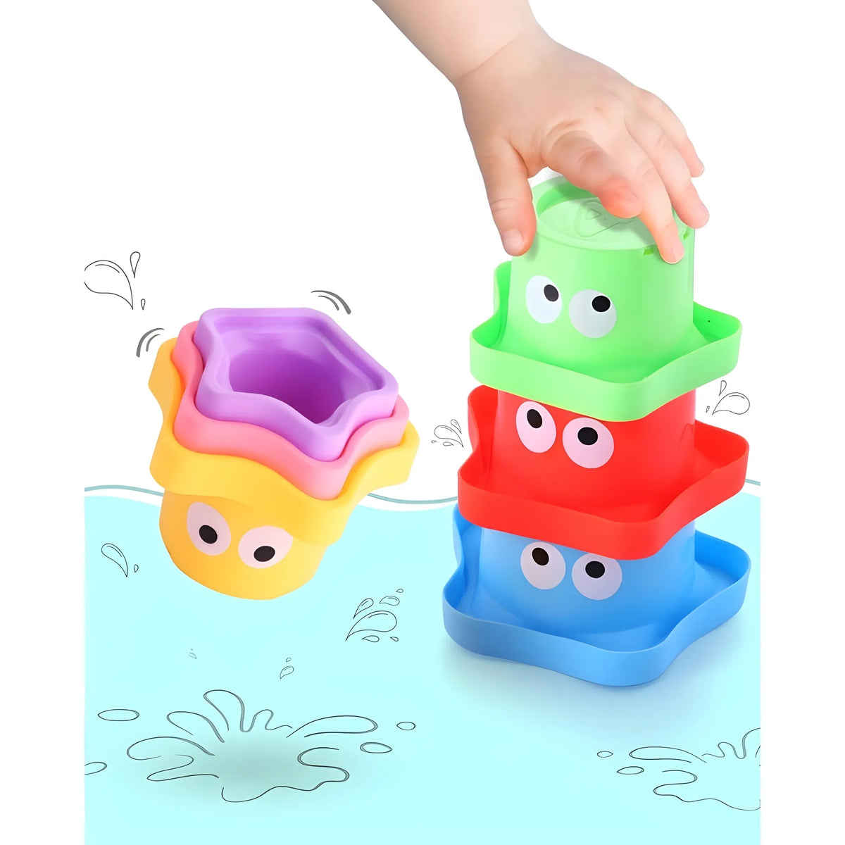 Monster Stacking Cup| Plastic | Toys | 5+ Years