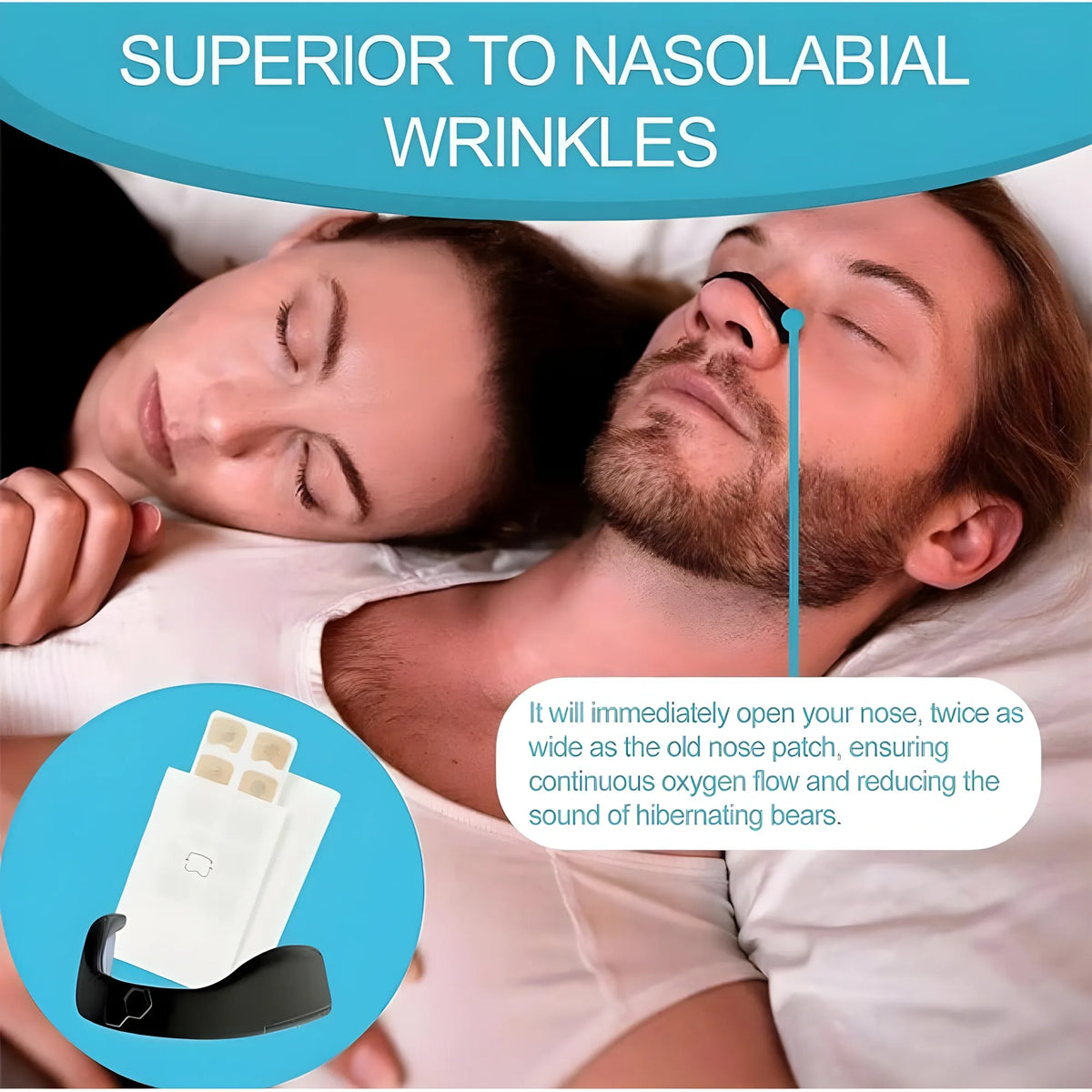 Magnetic Nasal Strips (Black)