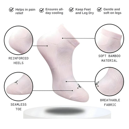 3_Pair Set Unisex Casual Cotton Printed Low Cut Socks (Multicolor)
