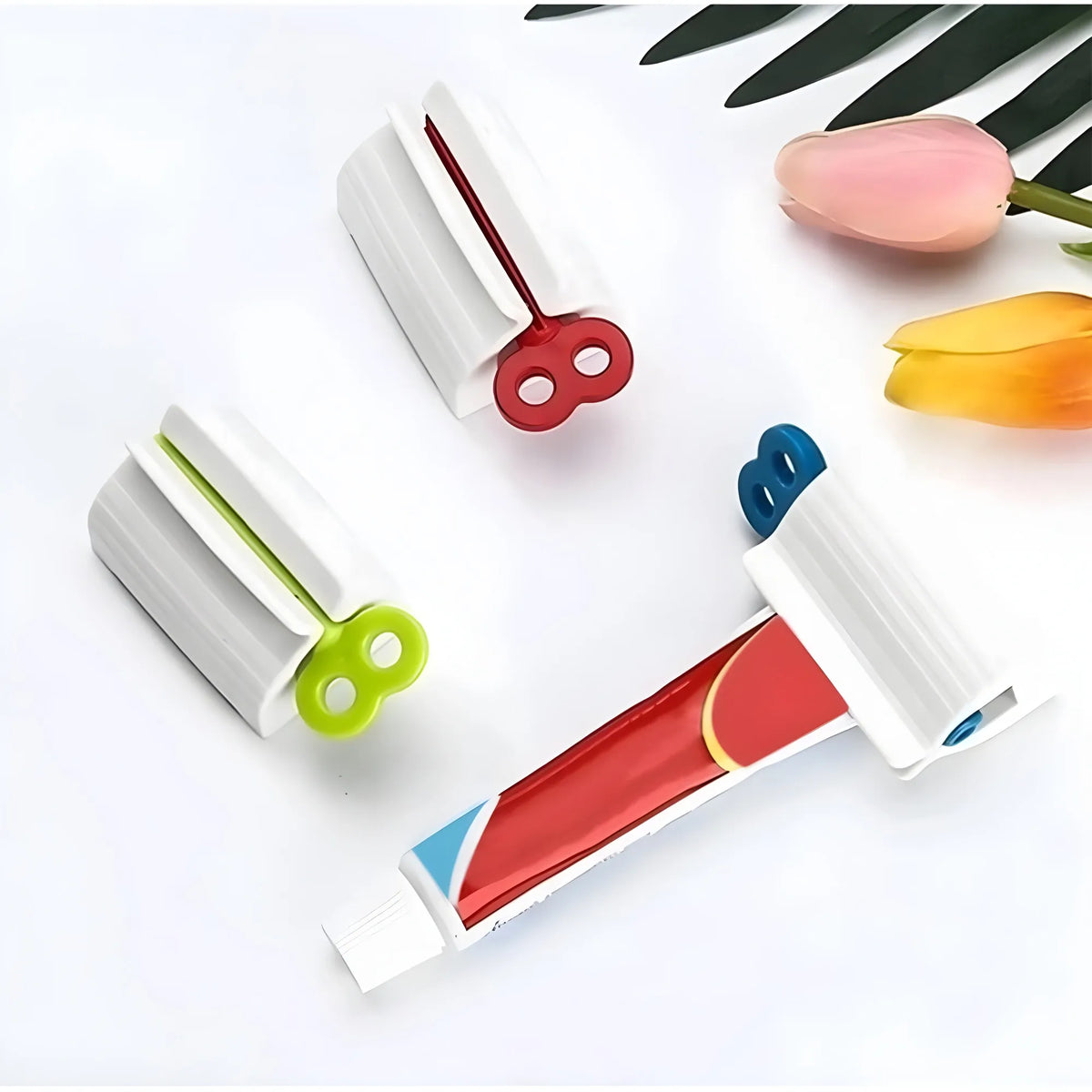 Pack of 2 Plastic Toothpaste Squeezer (Multicolor)