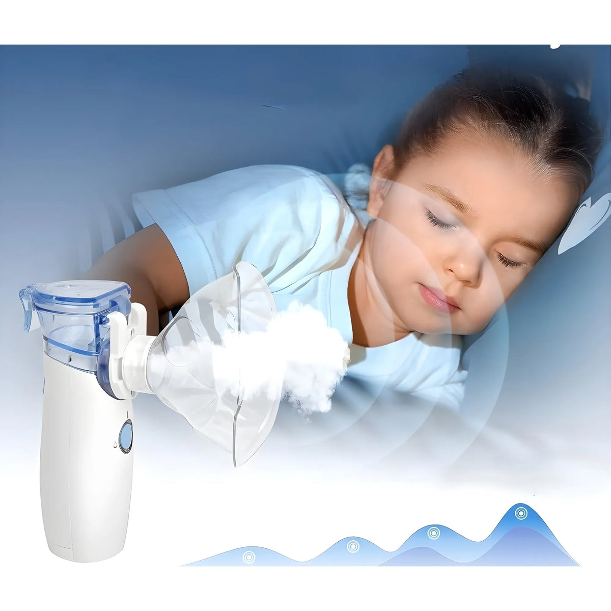 Mini Portable Mesh Nebulizer (Multicolor)