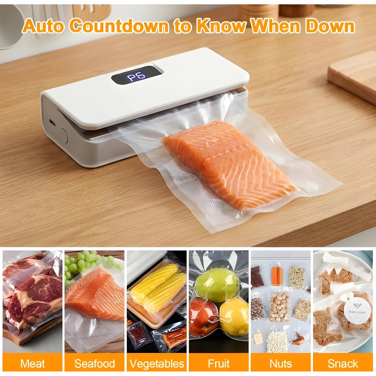 Plastic Mini Magnetic Sealer (Multicolor)