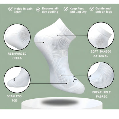 3_Pair Set Unisex Casual Cotton Printed Low Cut Socks (Multicolor)
