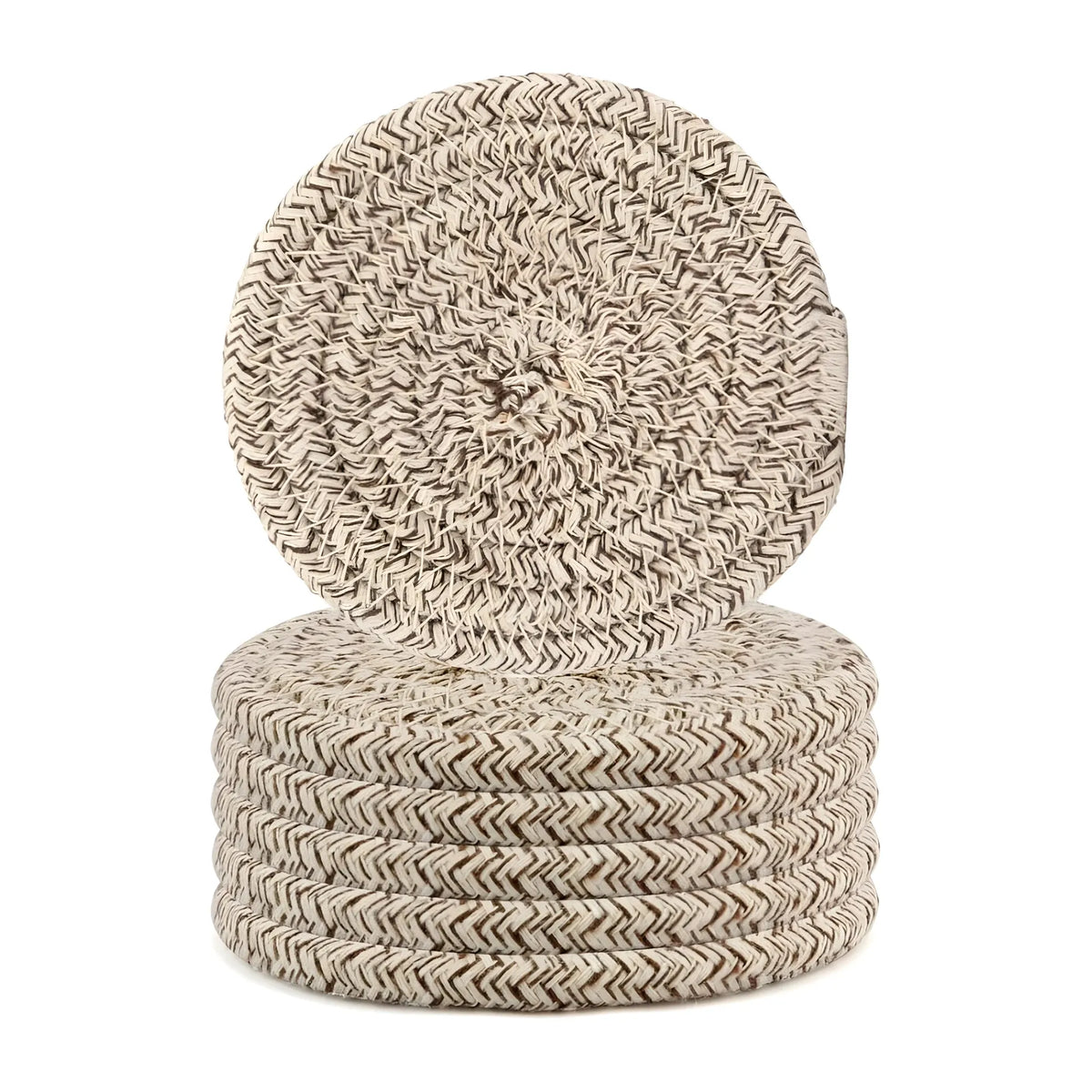 Cotton Rope Drink Coasters 6 Pcs Set (Mix)