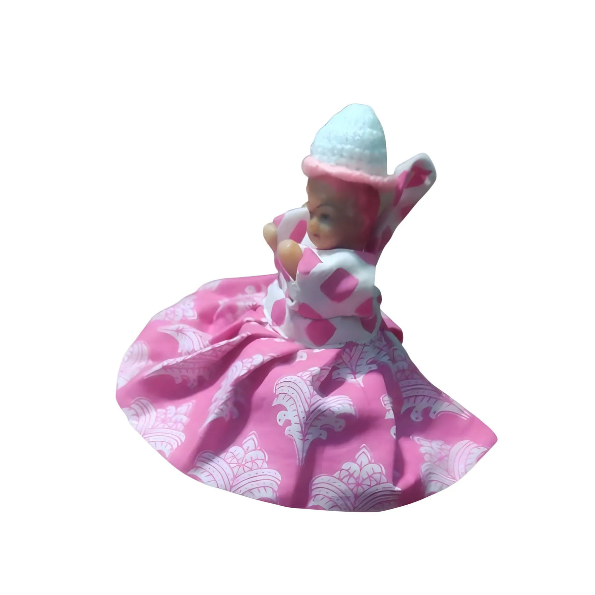 Laddu Gopal Cottn Dress Size: 0 To 6 (Pink)