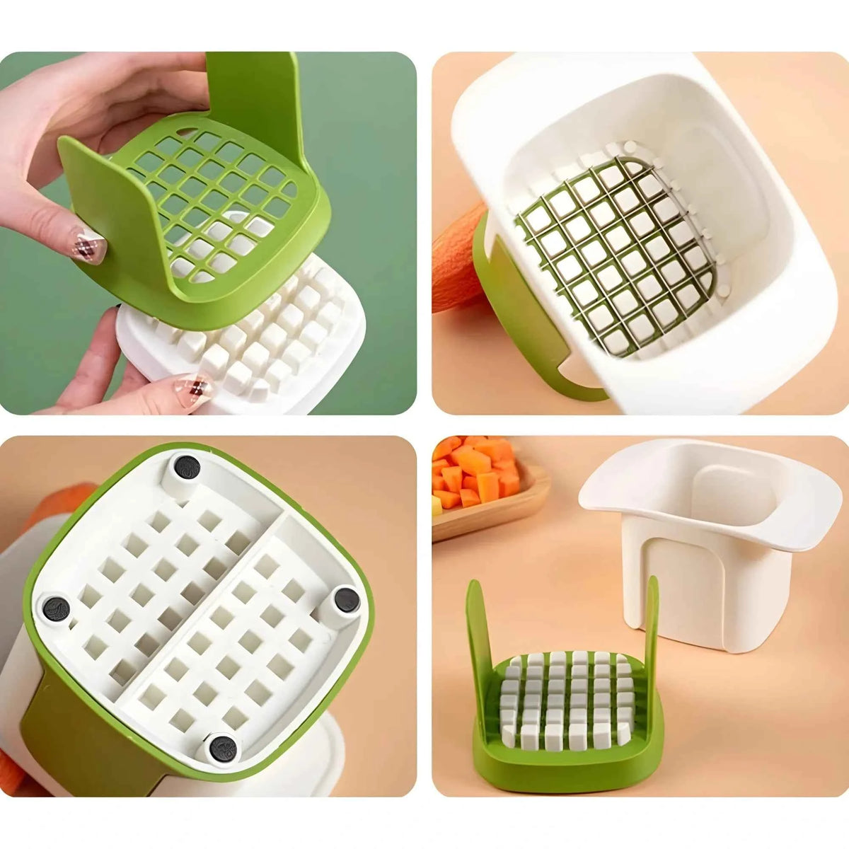 Amaya ABS Plastic Solid Hand Pressure Vegetable Chopper and Dicer