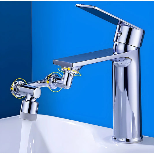 '- 1080 Degree Rotate Faucet (Silver)