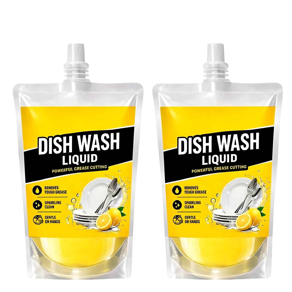 Elara Kitchen Cleaning Dishwash Liquid Pouches Pack of 2